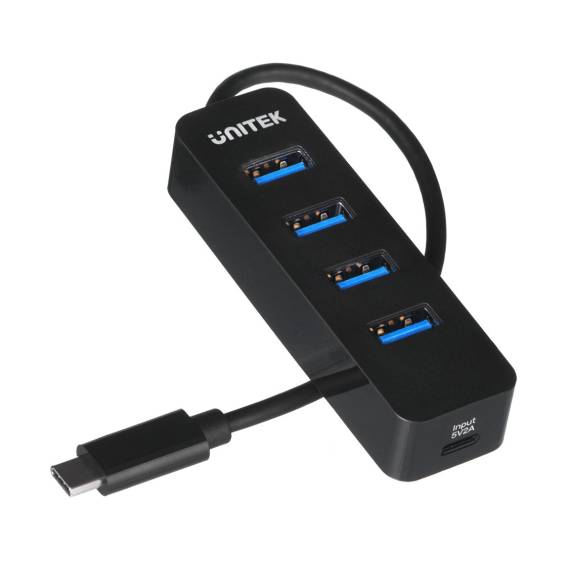Obrázok pre UNITEK HUB USB-C 4XUSB-A 3.1, AKTIVNÍ, 10 WATTŮ,H1117B