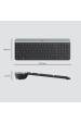 Obrázok pre Logitech Slim MK470 klávesnice Obsahuje myš Univerzální RF bezdrátový QWERTY US Mezinárodní Grafit
