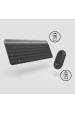 Obrázok pre Logitech Slim MK470 klávesnice Obsahuje myš Univerzální RF bezdrátový QWERTY US Mezinárodní Grafit