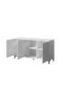 Obrázok pre 3D komoda MARMO 150x45x80,5 cm bílá mat/mramor bílá