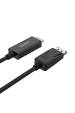 Obrázok pre UNITEK Y-5118CA adaptér k video kabelům 1,8 m HDMI Typ A (standardní) DisplayPort Černá