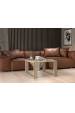 Obrázok pre MODERNÍ MINI stůl 67x67x40 cm Dub sonoma