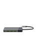 Obrázok pre GREEN CELL HUB USB-C ADAPTER GC CONNECT 7W1 (3XUSB 3.1, HDMI 4K 60HZ, USB-C PD 85W, MICROSD/SD)