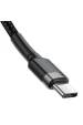 Obrázok pre Baseus Cafule USB kabel 2 m USB C Černá, Šedá