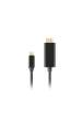 Obrázok pre Lanberg CA-CMDP-10CU-0010-BK adaptér k video kabelům 1 m USB typu C DisplayPort Černá