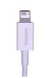 Obrázok pre Baseus CALYS-A02 kabel k mobilnímu telefonu Bílá 1 m USB A Lightning