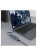 Obrázok pre Savio AK-57 USB-C - 3 x USB-A HUB s adaptérem RJ-45 Gigabit Ethernet, 5000 Mbit/s, šedý
