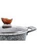 Obrázok pre PROMIS Sada hrnců GRANITE, rendlík 16 cm, hrnce 20,24,28 hnědé rukojeti