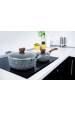 Obrázok pre PROMIS Sada hrnců GRANITE, rendlík 16 cm, hrnce 20,24,28 hnědé rukojeti