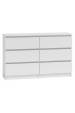 Obrázok pre Topeshop M6 120 BIEL 2X3 komoda