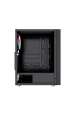 Obrázok pre Gembird Počítačová skříň Fornax 2500 ARGB Gaming ATX, Midi Tower, podsvícení, černá