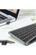 Obrázok pre Techly ICTB9801TB klávesnice Univerzální RF bezdrátové + Bluetooth QWERTY Americká angličtina Černá