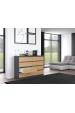 Obrázok pre Topeshop M8 140 ANT/ART KPL komoda