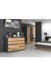 Obrázok pre Topeshop M8 140 ANT/ART KPL komoda