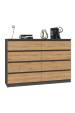 Obrázok pre Topeshop M8 140 ANT/ART KPL komoda