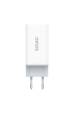 Obrázok pre SAVIO LA-07 GaN 65W síťová nabíječka, USB, QC4.0+, PD 3.0, bílá