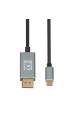 Obrázok pre iBox ITVCDP4K adaptér k video kabelům 1,8 m USB typu C DisplayPort Černá