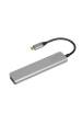 Obrázok pre iBox IUH3SL4K rozbočovač rozhraní USB typu C 5000 Mbit/s Stříbrná