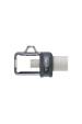 Obrázok pre SanDisk 173384 USB paměť 32 GB USB Type-A / Micro-USB Černá, Průhledná