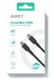 Obrázok pre AUKEY CB-SCC101 USB-C Type-C Power Delivery PD 100W 5A 1m Silikon Černá