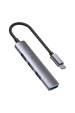Obrázok pre HUB Unitek H1208B USB-C / 3x USB-A 2.0, USB-A 3.0