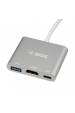 Obrázok pre iBox IUH3CFT1 dokovací stanice/replikátor portů USB 3.2 Gen 1 (3.1 Gen 1) Type-C Stříbrná