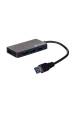 Obrázok pre NATEC Hub USB 3.0 Moth (4 porty, černý)