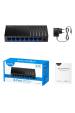 Obrázok pre Cudy GS108D síťový přepínač Nespravované Gigabit Ethernet (10/100/1000) Černá