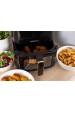Obrázok pre ELDOM FRITTA fat-free fryer capacity 5.0 l adjustable temp. clock 1500 W Samostarný 5 l Samostatné Horkovzdušná fritéza Černá