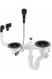 Obrázok pre Siphon for 1.5- and 2-bowl granite sink - Space-Saver