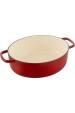 Obrázok pre BALLARINI BELLAMONTE OVÁLNÝ LITINOVÝ HRNEC 75003-566-0 - 5,5 LTR ČERVENÝ