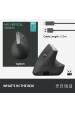 Obrázok pre Logitech MX Vertical Advanced Ergonimic myš Bezdrátové RF + Bluetooth Optický 4000 DPI Pro praváky