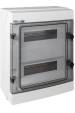 Obrázok pre Modular hermetic switchgear (500V AC, 1000V DC) 2x12 surface-mounted (N+PE) IP65 RH-24