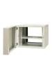 Obrázok pre EMITERNET Split hanging cabinet 19" 9U, sheet metal/glass doors, 600×550×500mm width/depth/height EM/AH6509