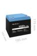 Obrázok pre Qoltec 53704 LiFePO4 lithium-železofosfátová baterie | 12,8V | 50Ah | 640Wh | BMS