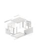 Obrázok pre LANBERG WALL MOUNT RACK CABINET 19" 6U 600X450