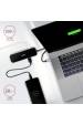 Obrázok pre Axagon HMC-6GL dokovací stanice/replikátor portů Kabel USB 3.2 Gen 1 (3.1 Gen 1) Type-C Černá, Šedá