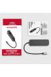 Obrázok pre Axagon HMC-6GL dokovací stanice/replikátor portů Kabel USB 3.2 Gen 1 (3.1 Gen 1) Type-C Černá, Šedá