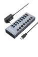 Obrázok pre GRAUGEAR G-HUB71-A rozbočovač rozhraní USB 3.2 Gen 1 (3.1 Gen 1) Type-A 5000 Mbit/s