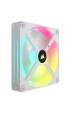 Obrázok pre Corsair iCUE LINK QX140 RGB Počítačová skříň Ventilátor 14 cm Bílá 1 kusů