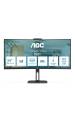 Obrázok pre AOC V5 CU34V5CW počítačový monitor 86,4 cm (34") 3440 x 1440 px Wide Quad HD LED Černá