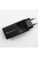 Obrázok pre Qoltec 52382 Nabíječka GaN POWER PRO | 1xUSB typ C | 1xUSB A | 100W | 5-20V | 1,5-5A | PD | Černá