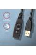 Obrázok pre Axagon ADR-220 USB 2.0 A-M -> A-F active extension/repeater cable 20m - Kabel - Digital/Daten USB kabel USB A 0,48 Gbit/s Černá