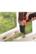 Obrázok pre Black & Decker MT218KB vrtačka 800 ot/min 1,46 kg Černá, Oranžová