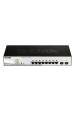 Obrázok pre D-Link DGS-1210-08P Řízený L2 Gigabit Ethernet (10/100/1000) Podpora napájení po Ethernetu (PoE) Černá