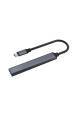 Obrázok pre SAVIO AK-70 USB-A hub - 3 × USB-A 2.0, 1 × USB-A 3.1 GEN 1, 4 v 1, 5 Gb/s