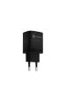 Obrázok pre NATEC RIBERA GAN NABÍJEČKA 1X USB-A + 1X USB-C 30W ČERNÁ