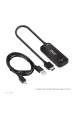 Obrázok pre CLUB3D CAC-1336 adaptér k video kabelům 1 m HDMI + USB USB typu C Černá