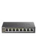 Obrázok pre D-Link DGS-1008P/E síťový přepínač Nespravované L2 Gigabit Ethernet (10/100/1000) Podpora napájení po Ethernetu (PoE) Desktop Černá