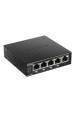Obrázok pre D-Link DGS-1005P/E síťový přepínač Nespravované Gigabit Ethernet (10/100/1000) Podpora napájení po Ethernetu (PoE) Černá